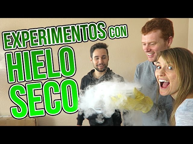 Cómo hacer hielo seco (Experimentos Caseros) 