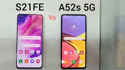 Samsung S21FE 5G vs A52s 5G | speed Test 🔥