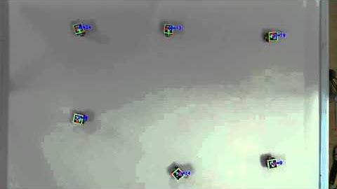 Robotarium Experiments: Formation control on a team of six robots