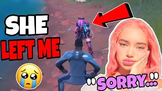 The GIRL OF MY DREAMS LEFT ME..💔😭 (FORTNITE SUS MOMENTS)