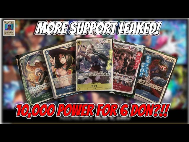 【THE MOZZ】Salty ST One Piece NEW Starter Deck Cards LEAKED! Yamato, Shanks, Buggy