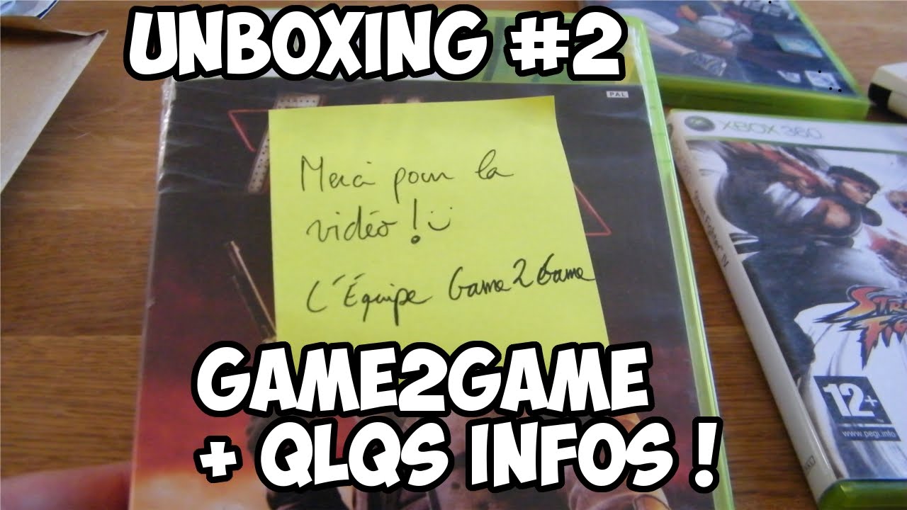 [ Unboxing ] - Déballage d'un colis de Game2Game #2 + JE PARS EN ...
