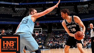 San Antonio Spurs vs Memphis Grizzlies Full Game Highlights | 01\/09\/2019 NBA Season