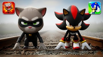 Talking Tom Hero Dash VS Sonic Dash, New Update Talking Tom Hero Gameplay Part 5