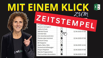 💡 Excel-Hack: Zeitstempel setzen mit Checkbox – ohne Makros!