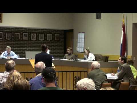 Crystal City, MO. Comments about state audit results. Free speech