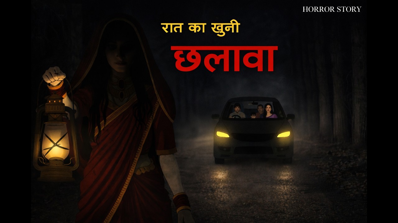 रात का खुनी छलावा 😱🔥 | Hindi Animation Story | Horror Animation Stories | Scary Crocodile