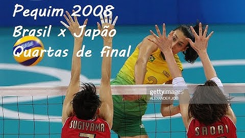 Jogos OL 2008 - Brasil x Japão - Quartas de final - Vôlei Feminino