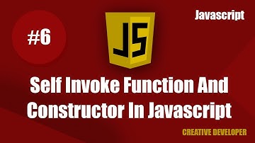 Self invoke function in javascript || constructor in javascript || Javascript || Javascript Tutorial
