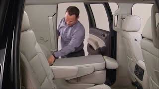 GMC Yukon folding 2nd and 3rd row seats