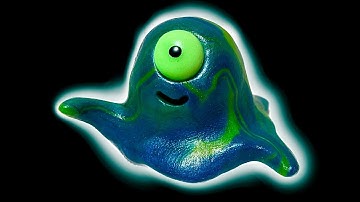 Sculpting a Radioactive One Eyed Blob out of Premo Sculpey