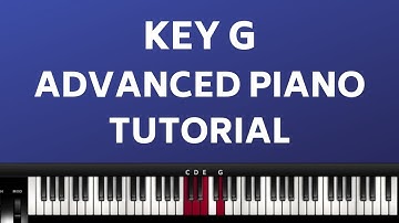 KEY G ADVANCED PIANO TUTORIAL (Instructor - Caleb Fadhili)