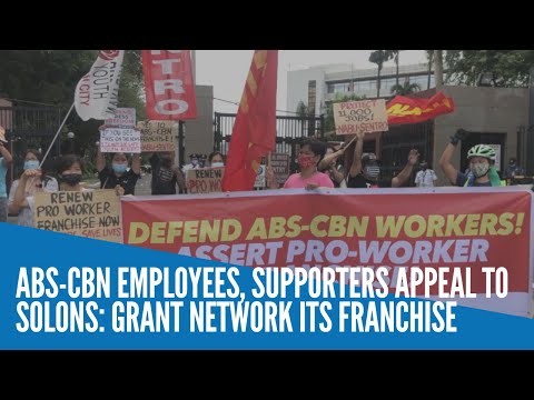 ABS CBN employees, supporters appeal to solons: Grant network its franchise