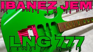 ibanez jem 777 loch ness green