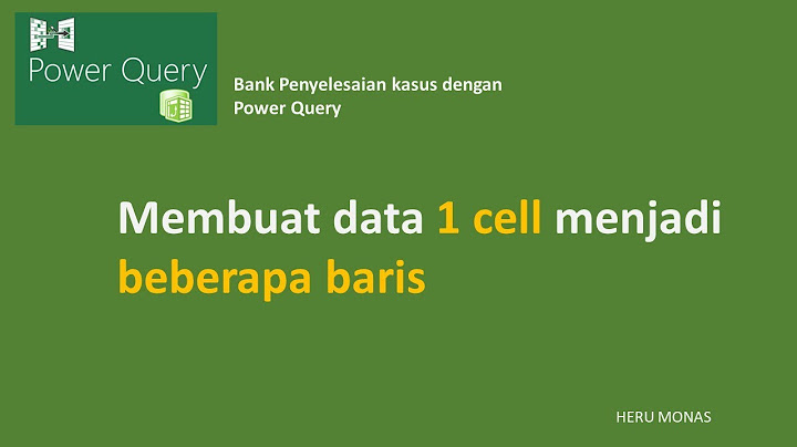 Membagi lembar excel menjadi beberapa lembar berdasarkan baris