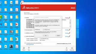 SolidWorks 2020 Installation Process screenshot 1