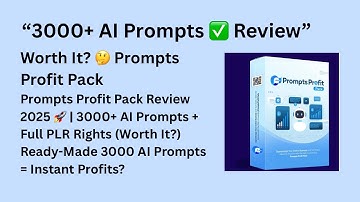 Stop Wasting Time Creating Prompts 3000+ AI Prompts, Social Media & SEO | Prompts Profit Pack Review