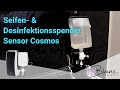 Cosmos Sensor antibakterielle Schaumseife 15.000 Anwendungen, 6 x 1 Liter, inkl. Pumpe, vakuumierte Kartusche, made in Germany video
