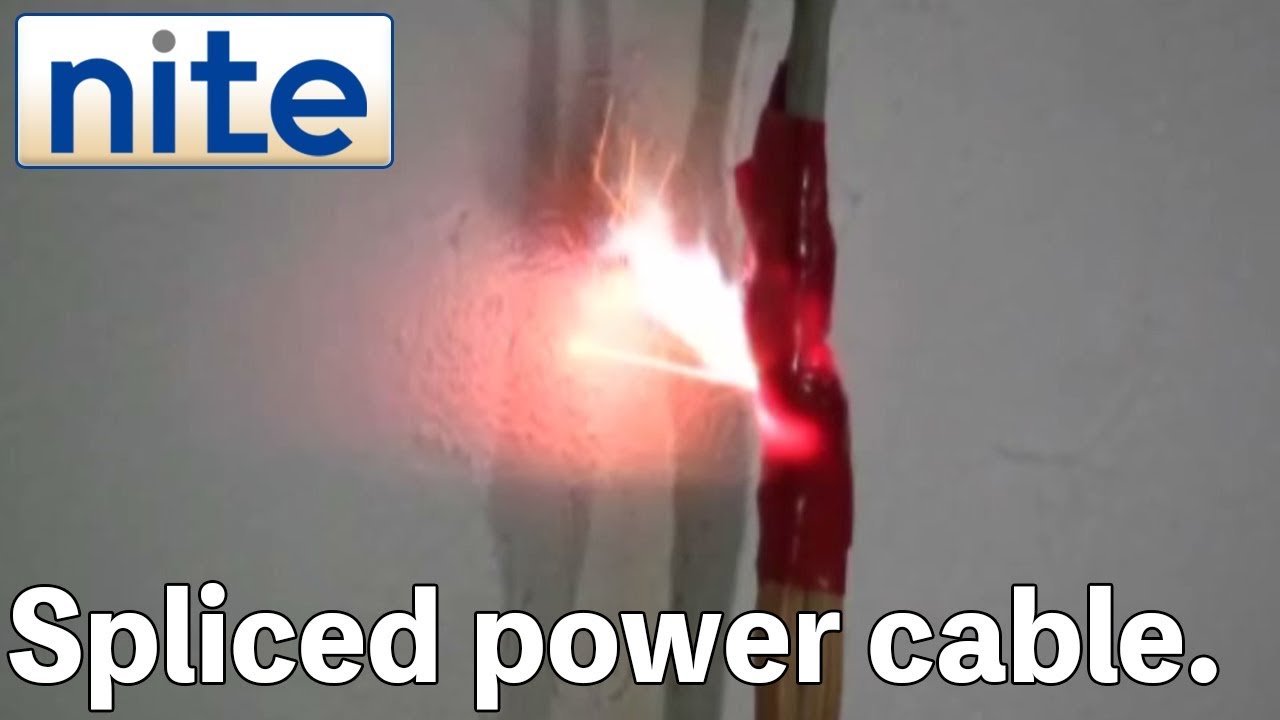 【nite-ps】Air conditioner: 1.A fire starting from a splice point of an altered power cord