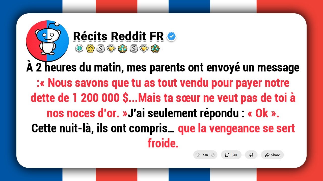 « Ne viens pas à nos noces d’or. Ta sœur est aux commandes », m’écrivirent mes parents après…