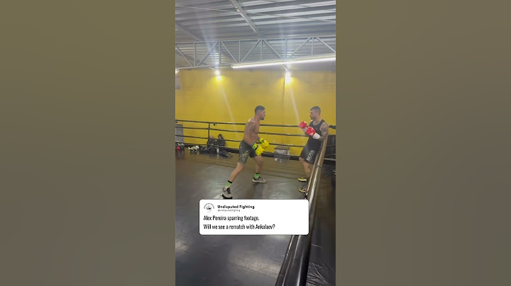 Alex Pereira New sparring footage #poatan