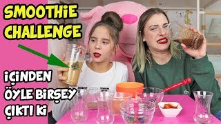 SMOOTHIE CHALLENGE YAPARKEN İÇİNDEN ÖYLE BİRŞEY ÇIKTI Kİ ŞAŞIRACAKSINIZ ! - Babishko Family