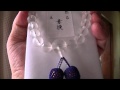 主に男性用の念珠　水晶素引き　共仕立