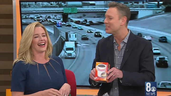 Brian Loftus surprises Kirsten Joyce