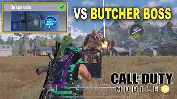 New Shield Turret (Desperado Class) vs Butcher Boss & More in COD Mobile | Call of Duty Mobile