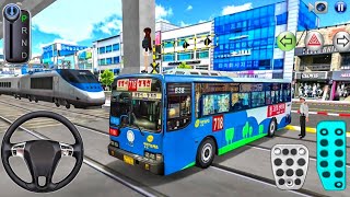 Old City Hyundai Bus vs Bullet Train Crazy Crush Test - 3D Driving Class 2025 - Android iOS Gameplay screenshot 2