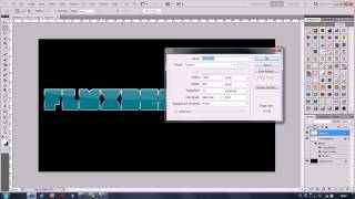 How to make glossy text in Photoshop Cs5