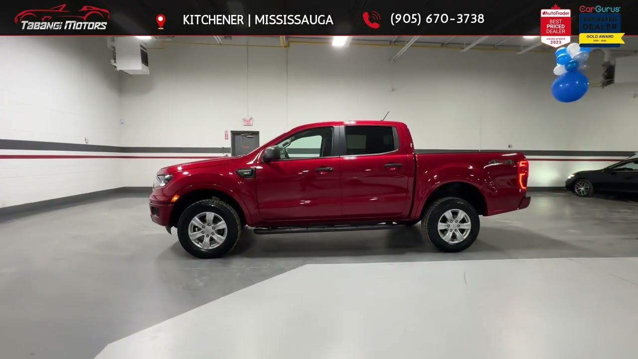 2020 Ford Ranger Red 103199  KMs, Stock- 18822A