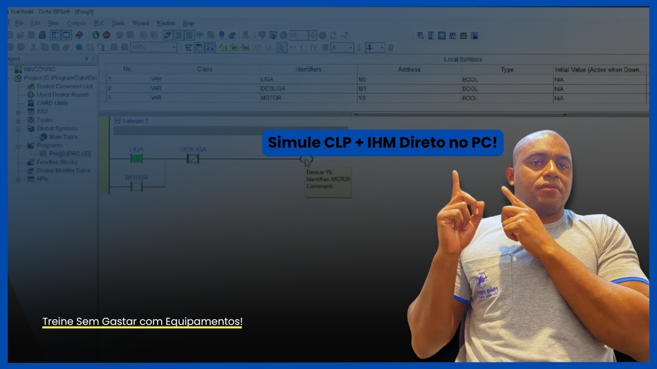 Simule CLP e IHM no PC - YouTube