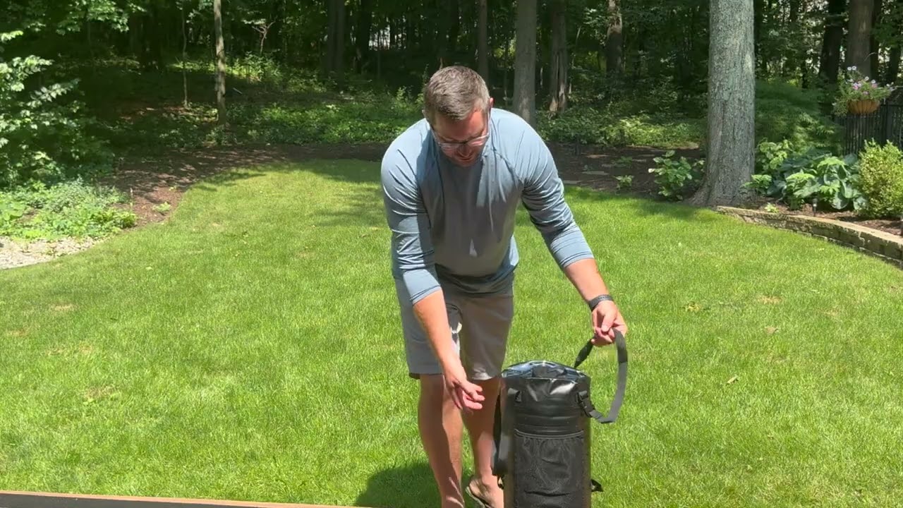 2 hour shower test: test of the Solar Shower from Spacerest!