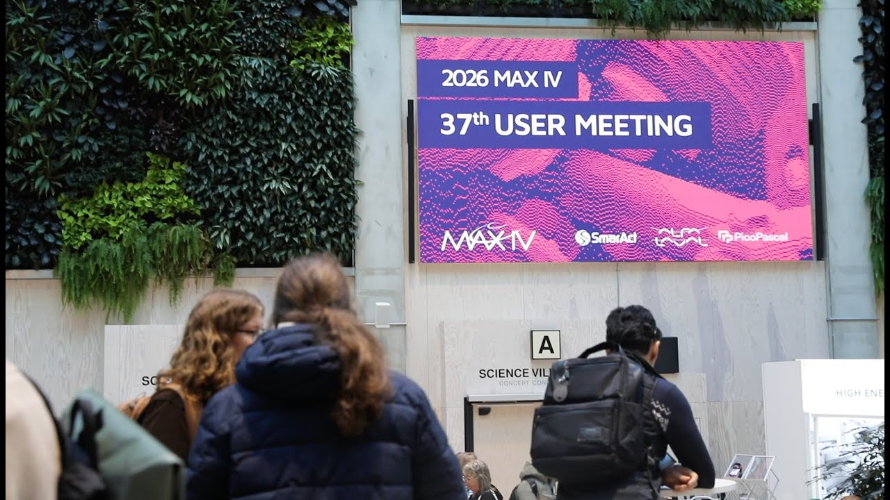 MAX IV 37th User Meeting - YouTube