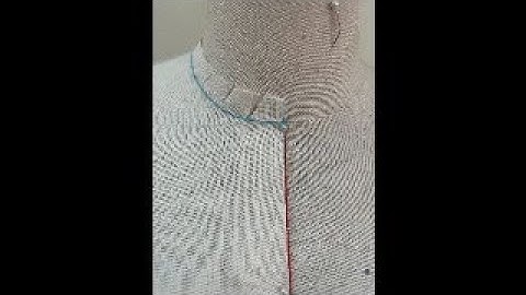 Thiết kế rập áo cơ bản thân trước trên manocanh