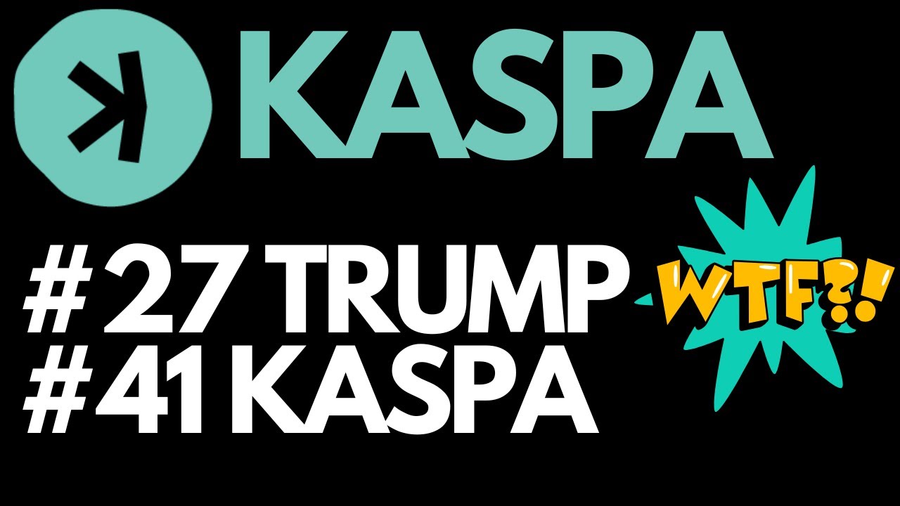 Kaspa $TRUMP MEMECOIN WTF? 