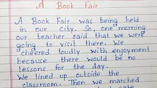 Write an essay on A visit to Book Fair | A Book Fair | English