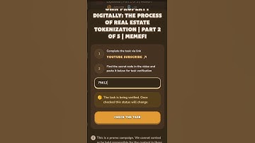 Memefi video code| own property digitally: the process of real estate tokenization part 2 of 5