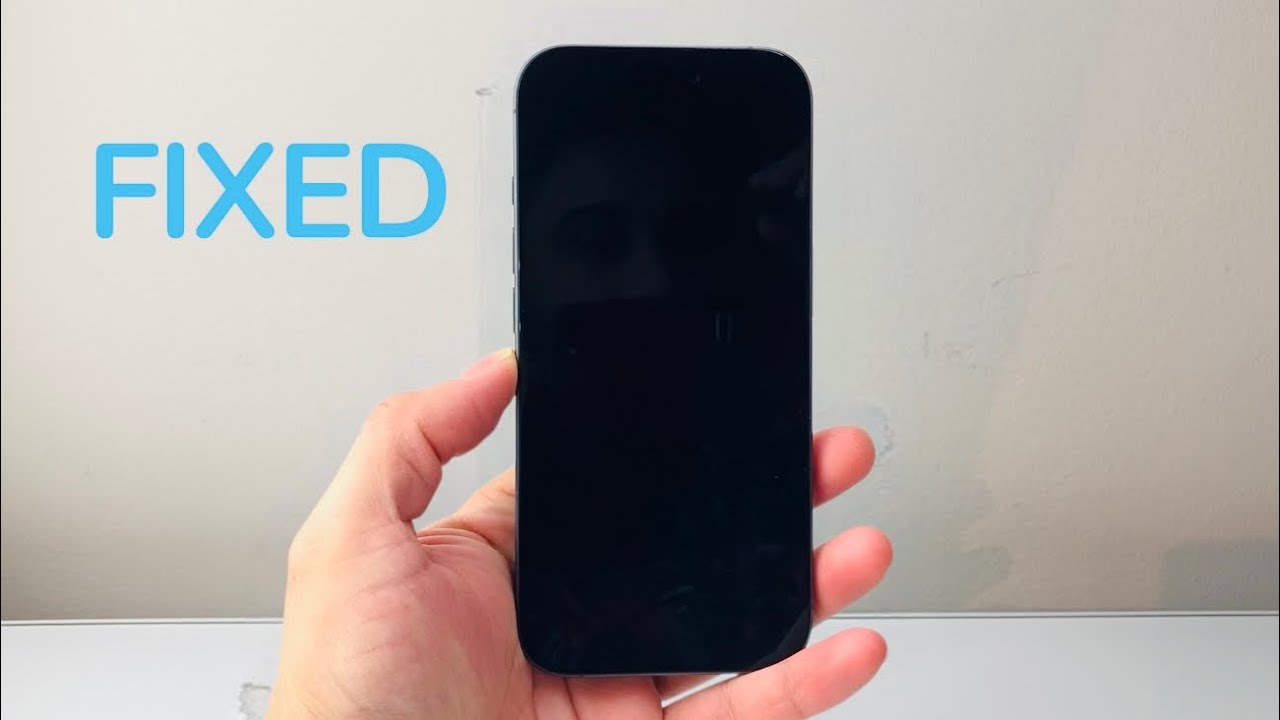 How To Fix Black Screen On iPhone 17 - YouTube