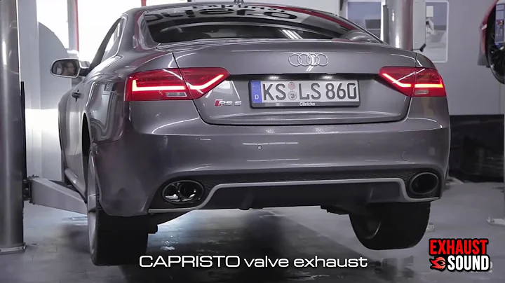 Audi RS5 Stock Exhaust vs Capristo Exhaust Sound