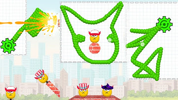 Draw To Smash logic puzzle brain game level 416 to 430 #gaming  #shorts #youtubeshorts  #shortfeed