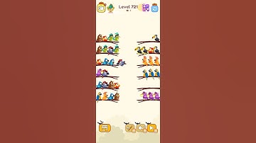 Bird sort color game level 721 #leveldesign #games #gamedesign #gaming #3dgamedevelopment