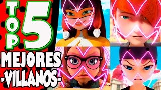 Miraculous Ladybug | TOP 5 | Villanos AKUMATIZADOS mas poderosos