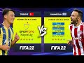 SÜPER LİG vs YUNANİSTAN LİGİ // FIFA 22 ALL-STAR KAPIŞMA