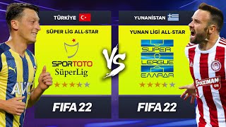 Süper Li̇g Vs Yunani̇stan Li̇gi̇ Fifa 22 All-Star Kapişma