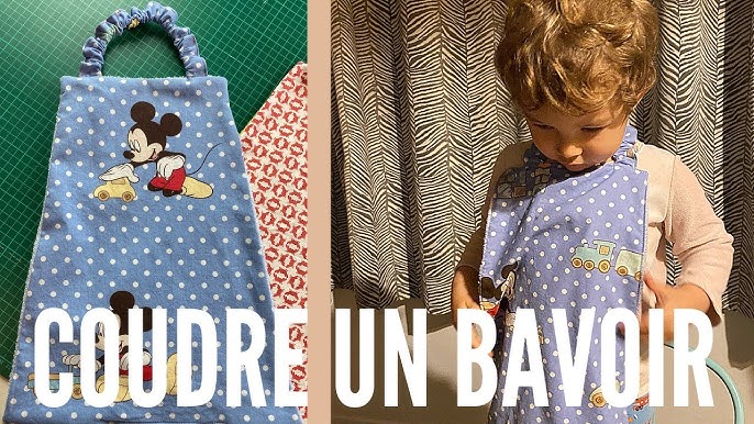 Patron du bavoir à élastique, nouvelle version - Une Aiguille dans une  Botte de Foin