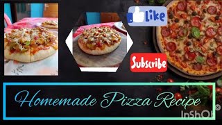Homemade Pizza Recipe...😋😋😋// #homemade #pizza #food shorts 🍕🍕🍕🍕🍽️🍽️🎉🎉❤️