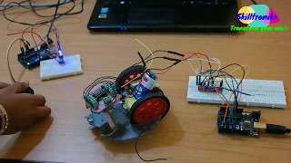 Wireless Robot using RF communication