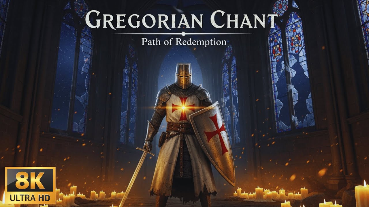 Gregorian Chant for Divine Protection ✝️ Shield of Salvation | Prayer of Light and Holy Power
